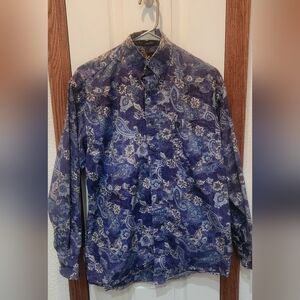 Vintage George Strait Wrangler Button Down Shirt